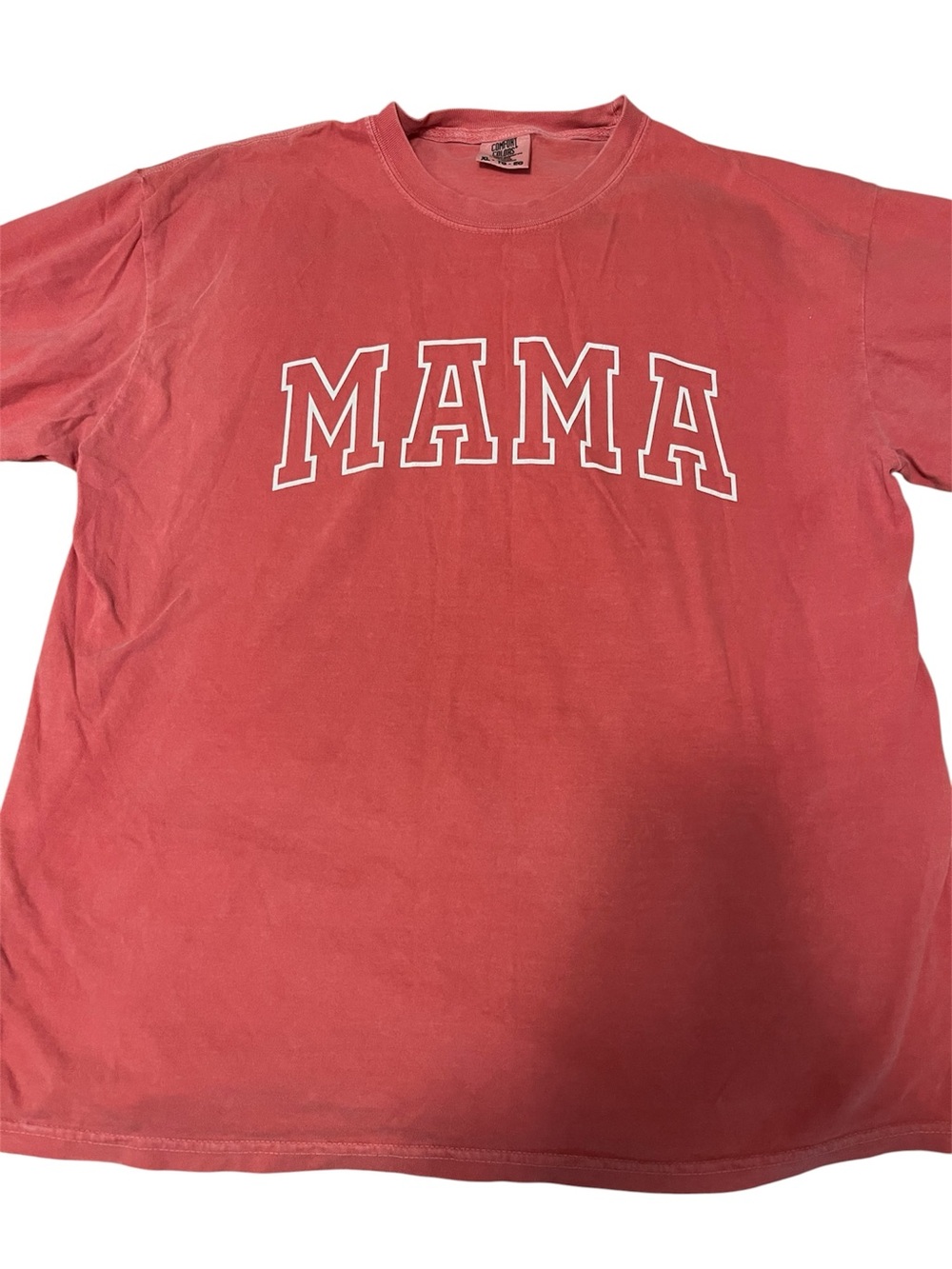 Comfort Colors Mama Washed Pink Mom Shirt Short Sleeve